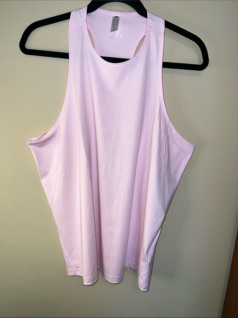 Addidas Light Pink Racerback Performance Tank Top